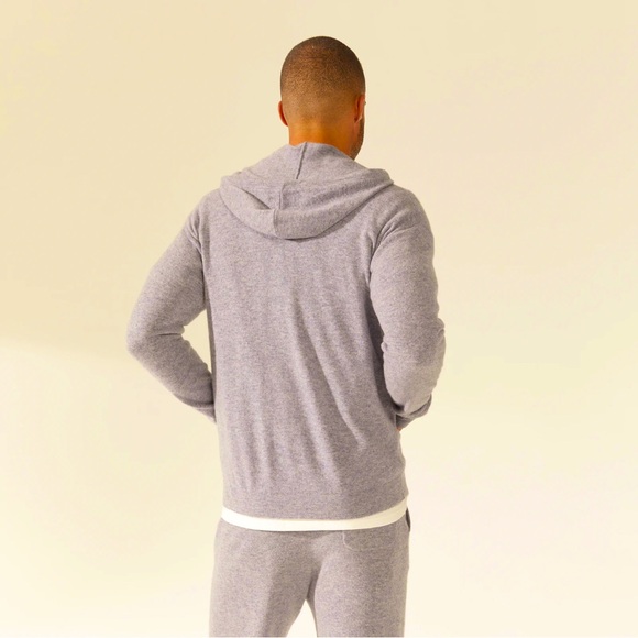 ITALIC Milo Cashmere Zip Hoodie - Picture 2 of 8